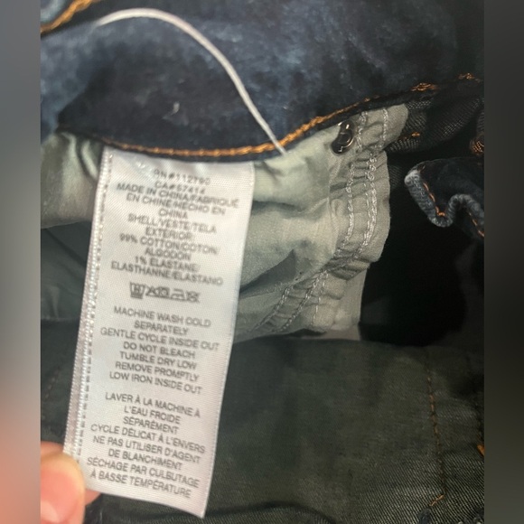 [W44Inseam30”]TrueReligion Ricky Relaxed Straight Jeans M Dark Blue Flap Pockets - Picture 8 of 9